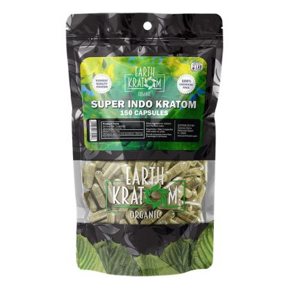 Earth Kratom Kratom Capsules 150ct - Planet Caravan